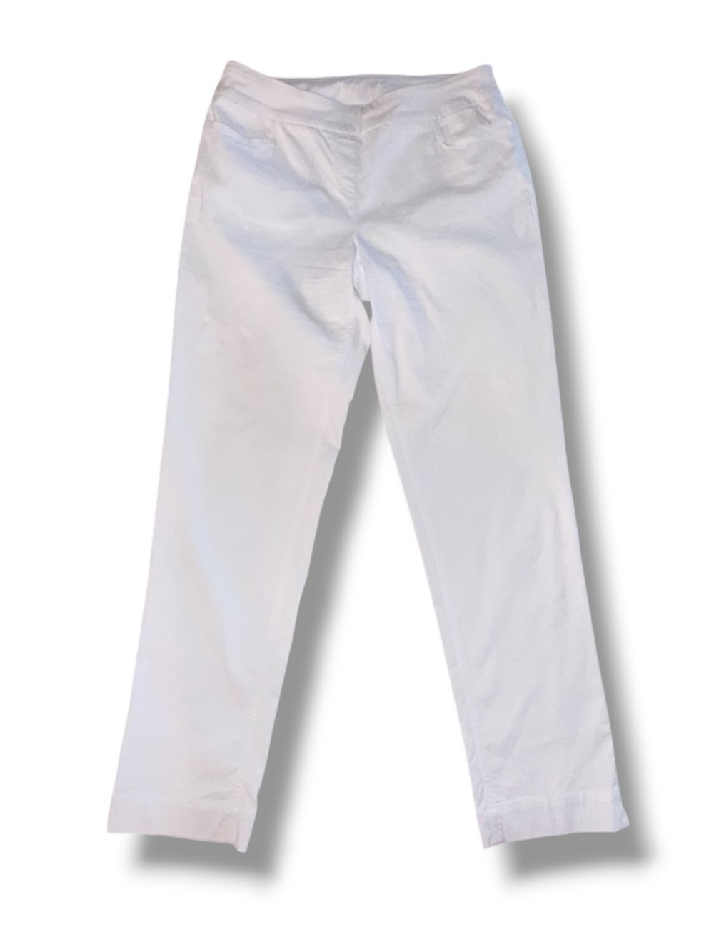MULTIPLES SLIM‑SATION – Women’s Golf Ankle Pants – White – Size 12 - Picture 3 of 8